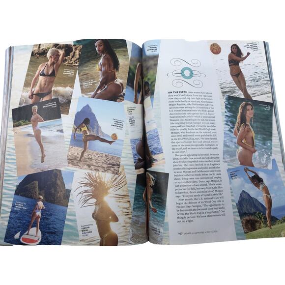 Sports Illustrated Swimsuit Edition Magazines [Lot of 3] ft. Heidi Klum, USWNT - Picture 6 of 14